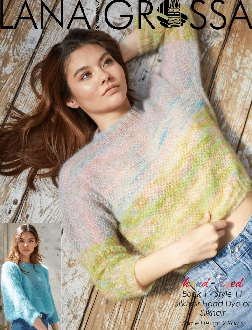 A Lana Grossa SilkHair Pattern - Sweater 1-11 (PDF) – Little Knits