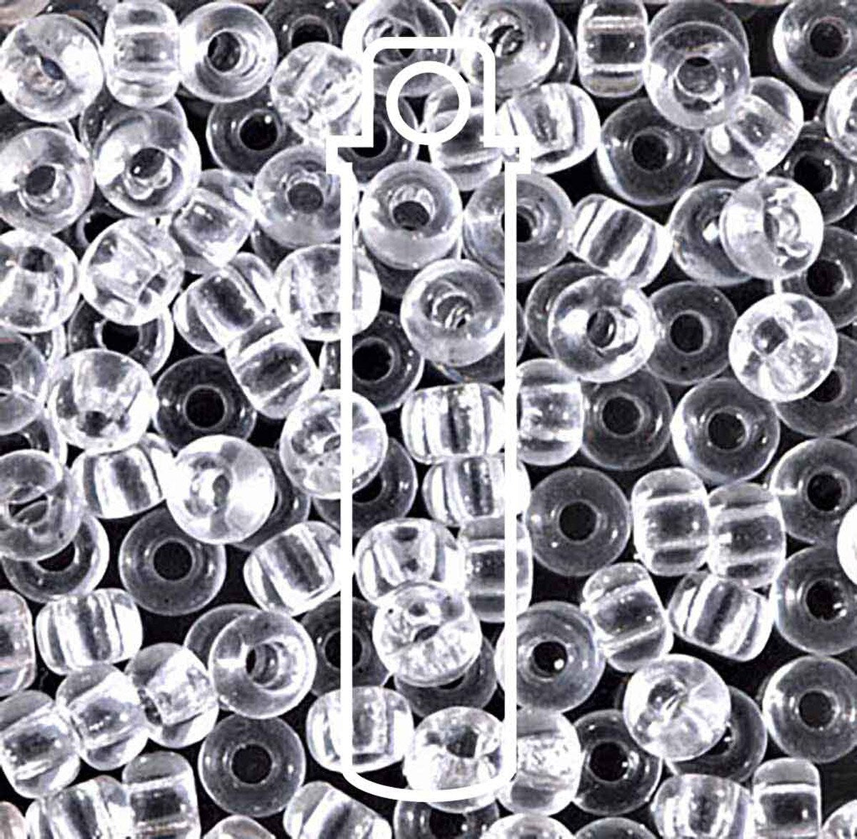 Miyuki Japanese Seed Beads Size 6/0 - Crystal (Color #9131