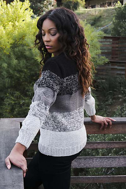 A Trendsetter Pattern - Alfa Striped Tweed Pullover 6000AA (PDF)