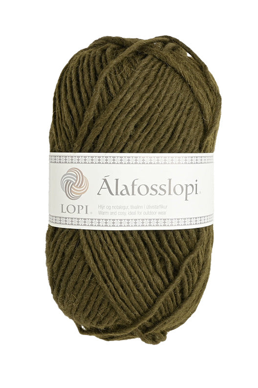 Lopi Alafosslopi is a bulky weight 100% pure wool yarn made in
