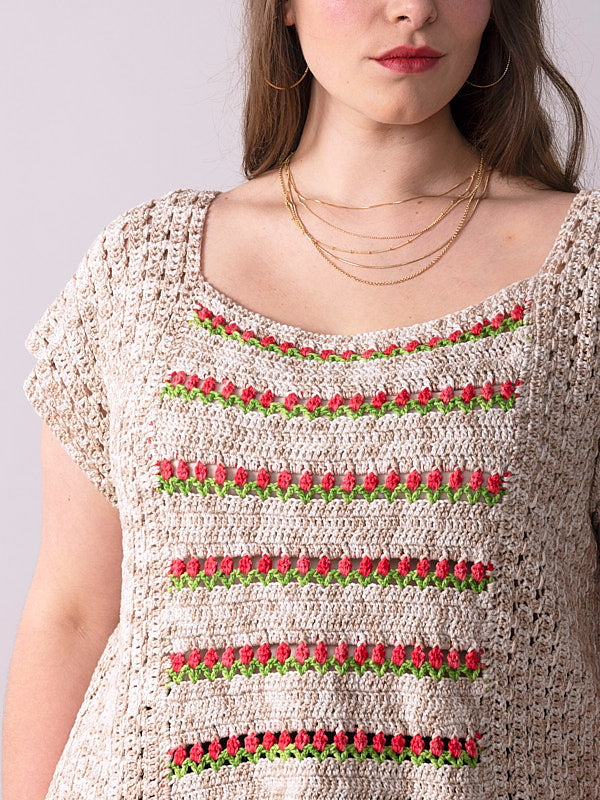 A Berroco Tillie Crochet Pattern - Azalea Buds (PDF)