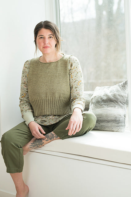 A Churchmouse Yarns and Teas Pattern - Reset Slipover (PDF) Knitting Pattern on sale at Little Knits