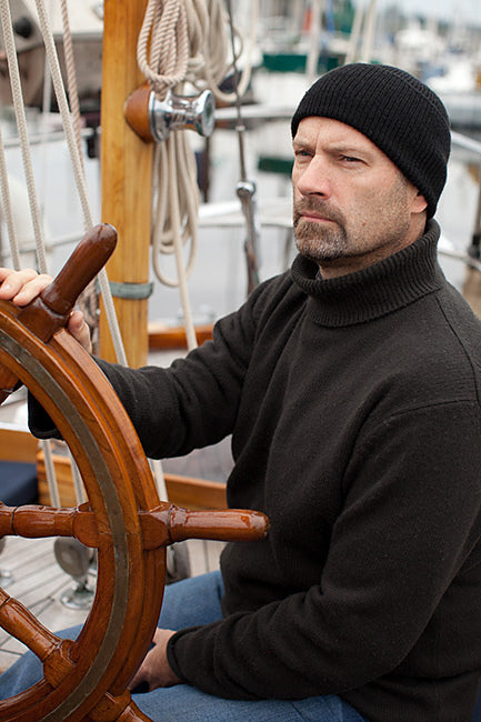 A Churchmouse Yarns and Teas Pattern - Ribbed Watch Cap & Beanie (PDF) Knitting Pattern on sale at Little Knits