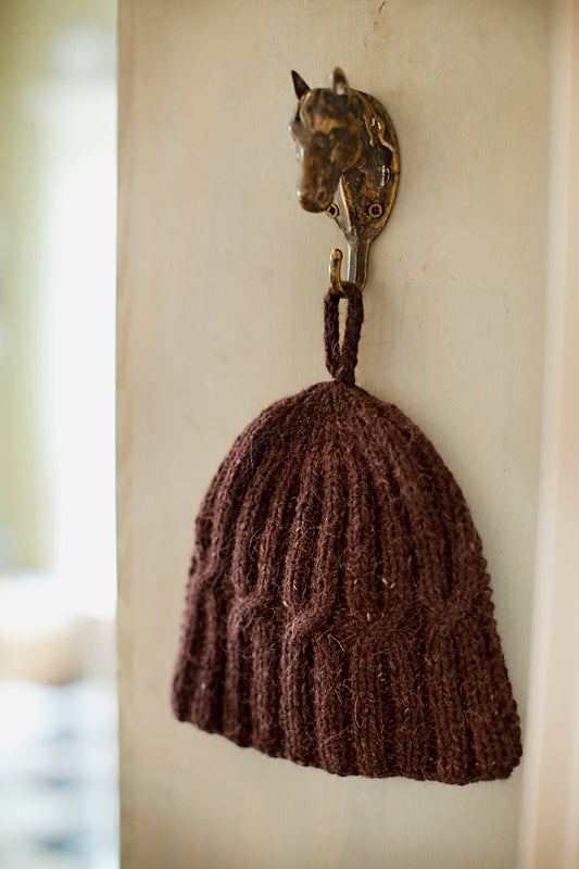 A Churchmouse Yarns and Teas Pattern - X x X Anniversary Tea Cozy (PDF) knitting pattern on sale at Little Knits