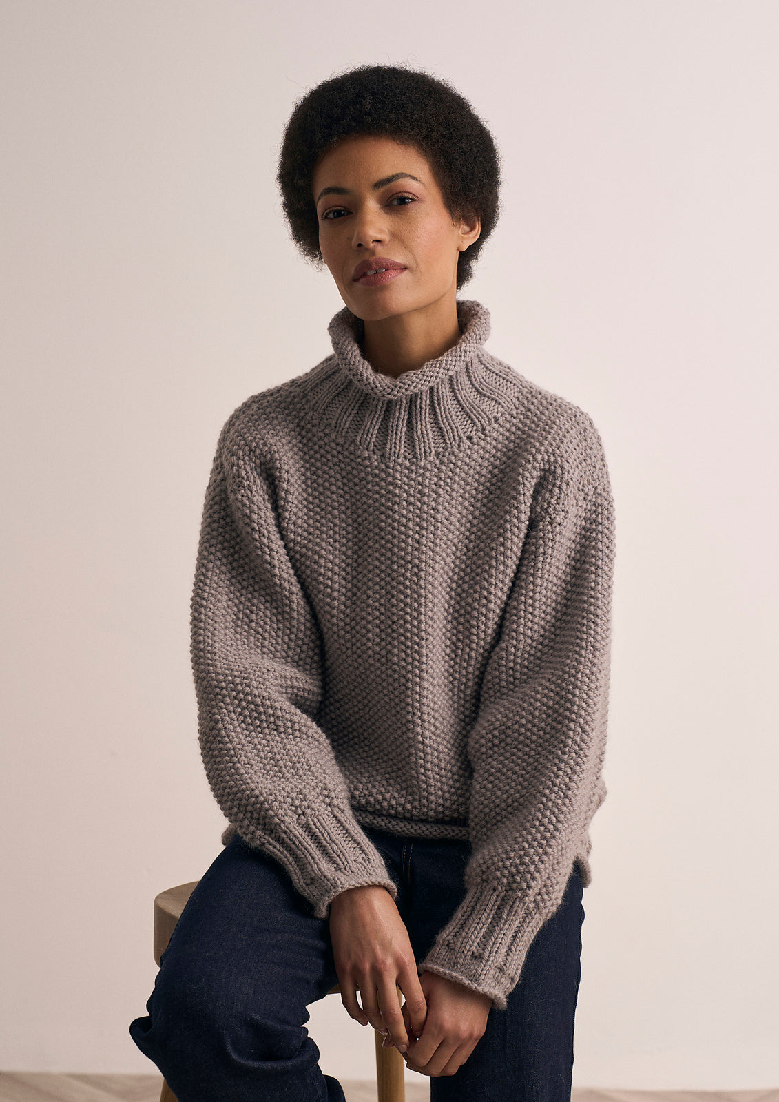 A Mode at Rowan Alpaca Chunky Wool Pattern - Watton Pullover (PDF)