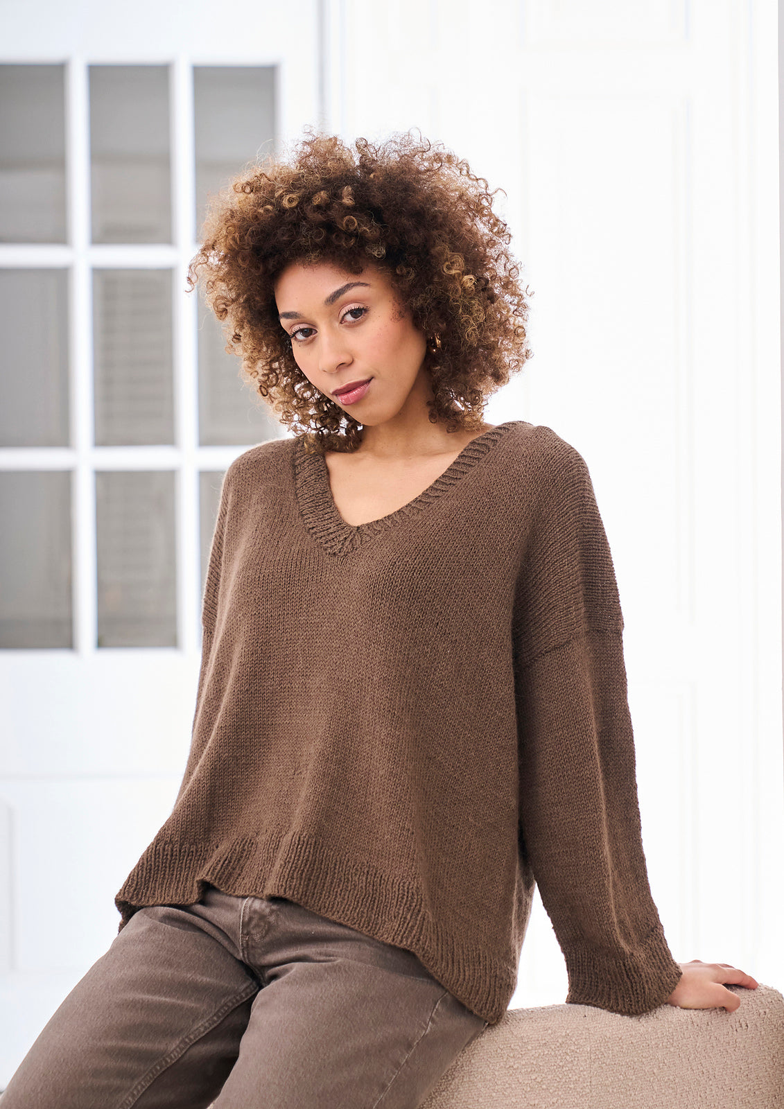A Mode at Rowan Alpaca Cotton Pattern - Heacham Pullover (PDF)