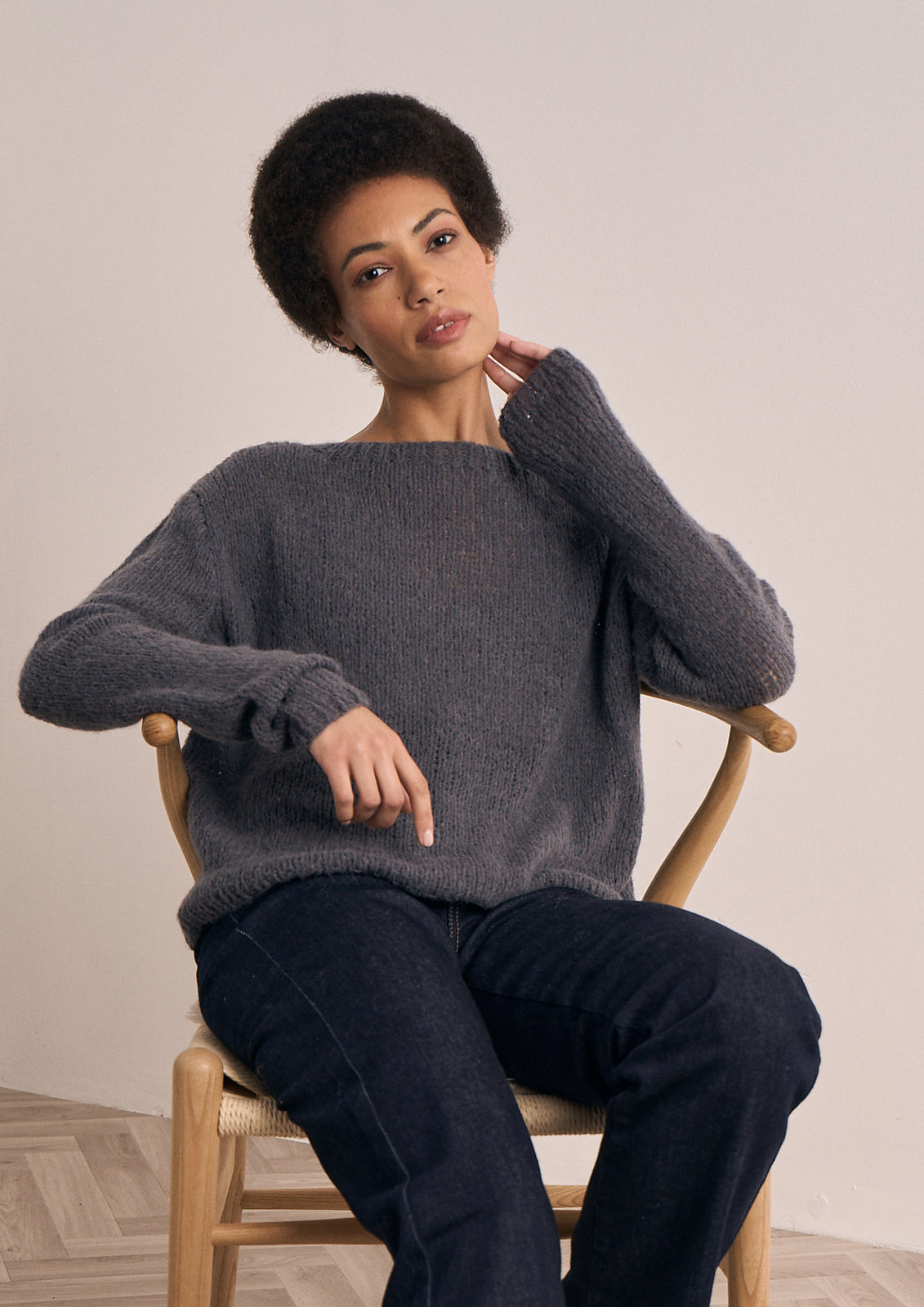 A Mode at Rowan Alpaca Haze Pattern - Fakenham Pullover (PDF)