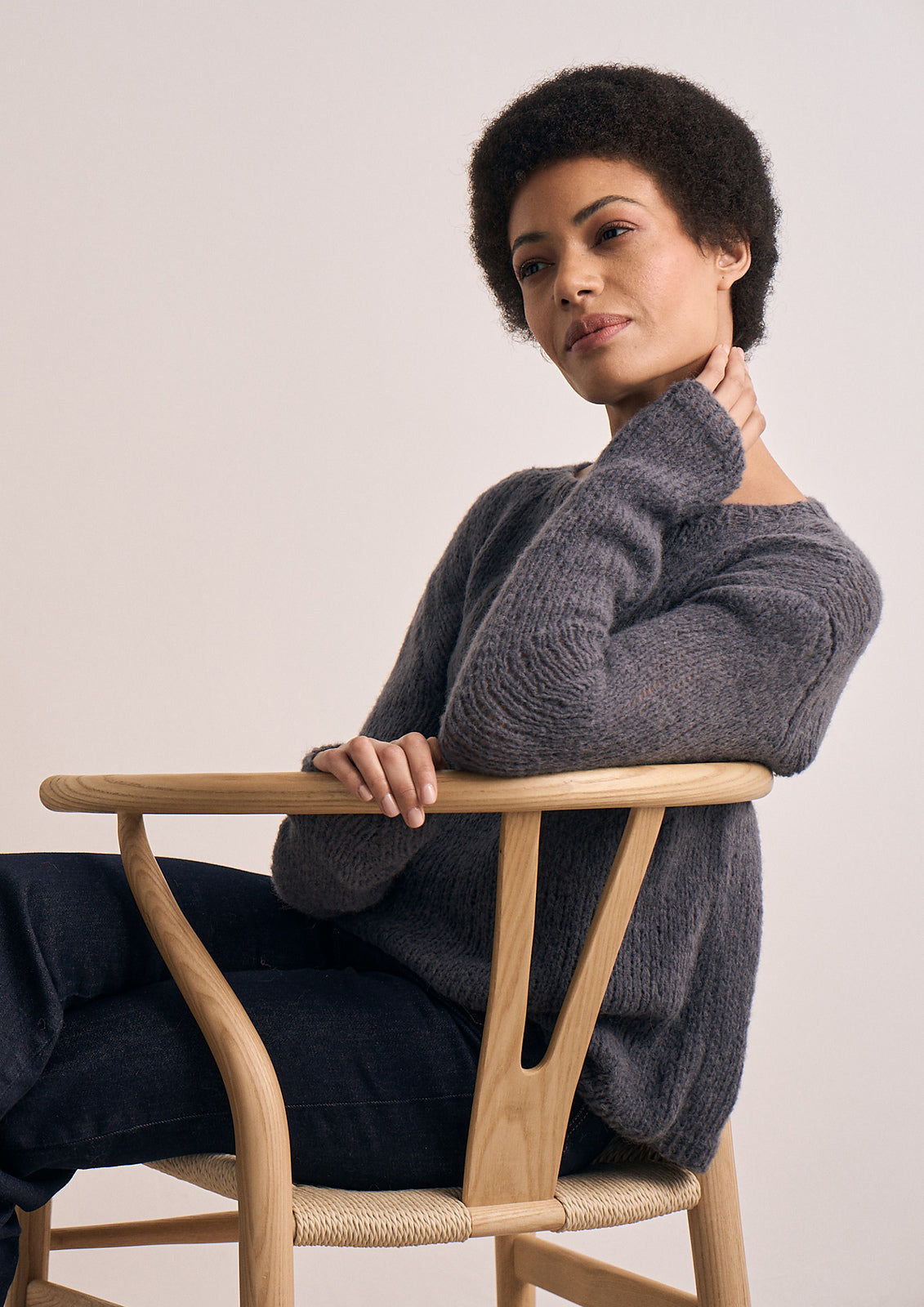 A Mode at Rowan Alpaca Haze Pattern - Fakenham Pullover (PDF)