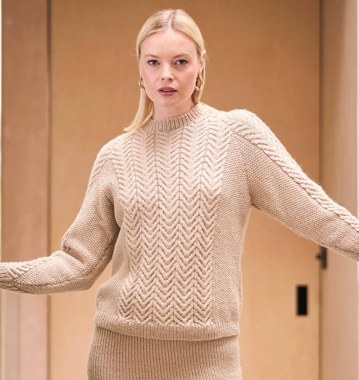 A Mode at Rowan Alpaca Wool Pattern - Holme + Sandringham Pullover (PDF)