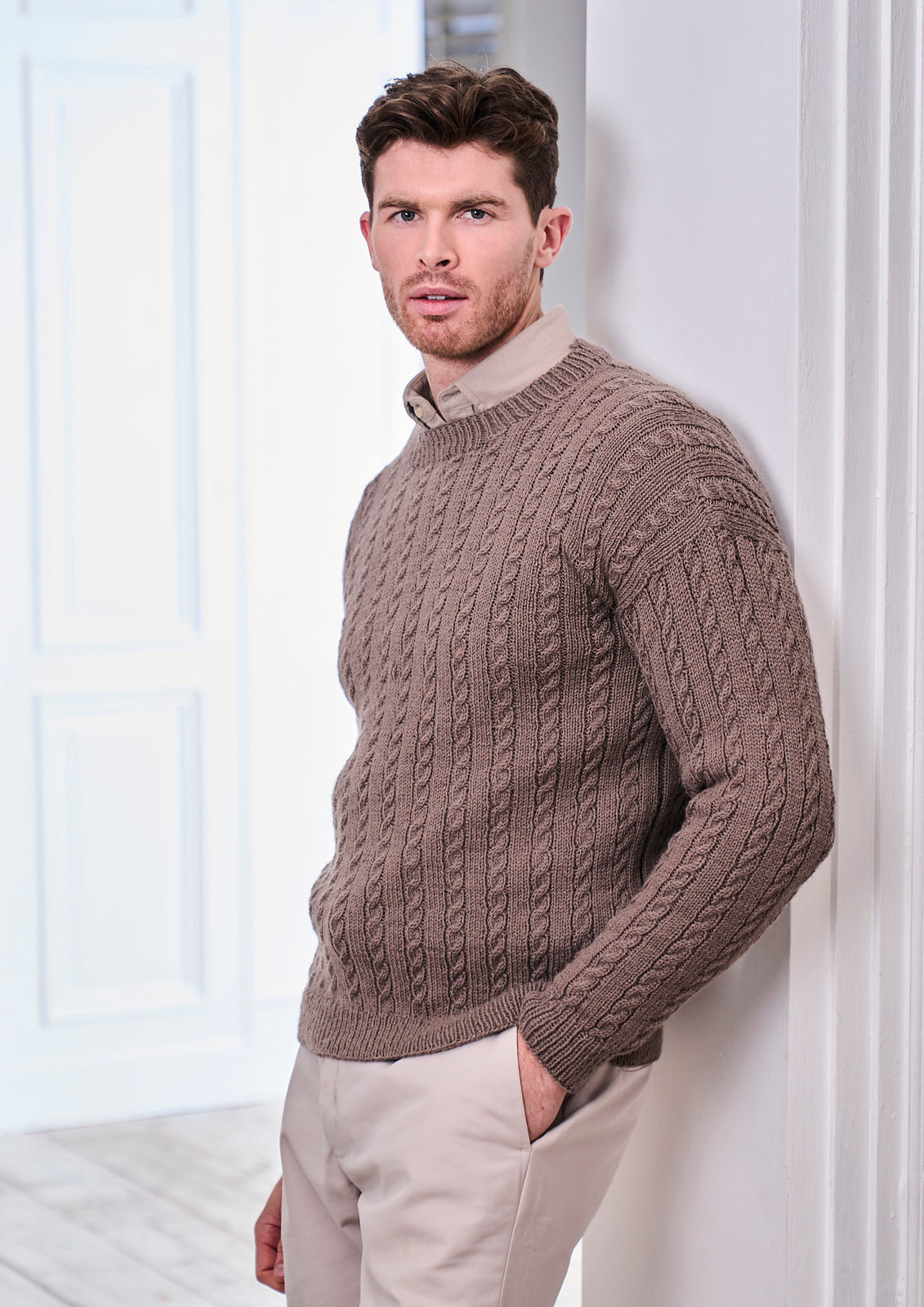 A Mode at Rowan Alpaca Wool Pattern - Pentney Pullover (PDF)