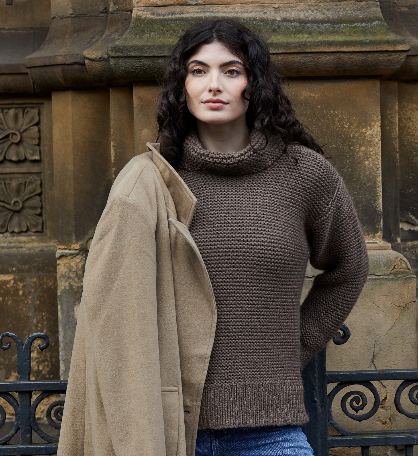 A Mode at Rowan Chunky Wool Pattern - Elowen Pullover (PDF)