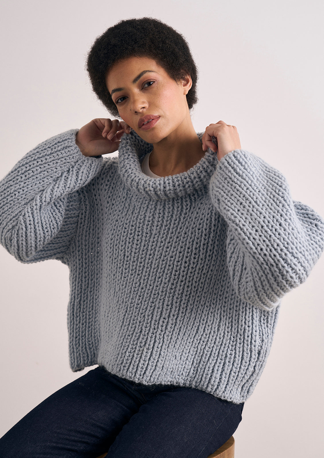 A Mode at Rowan Chunky Wool Pattern - Kessingland Pullover (PDF)