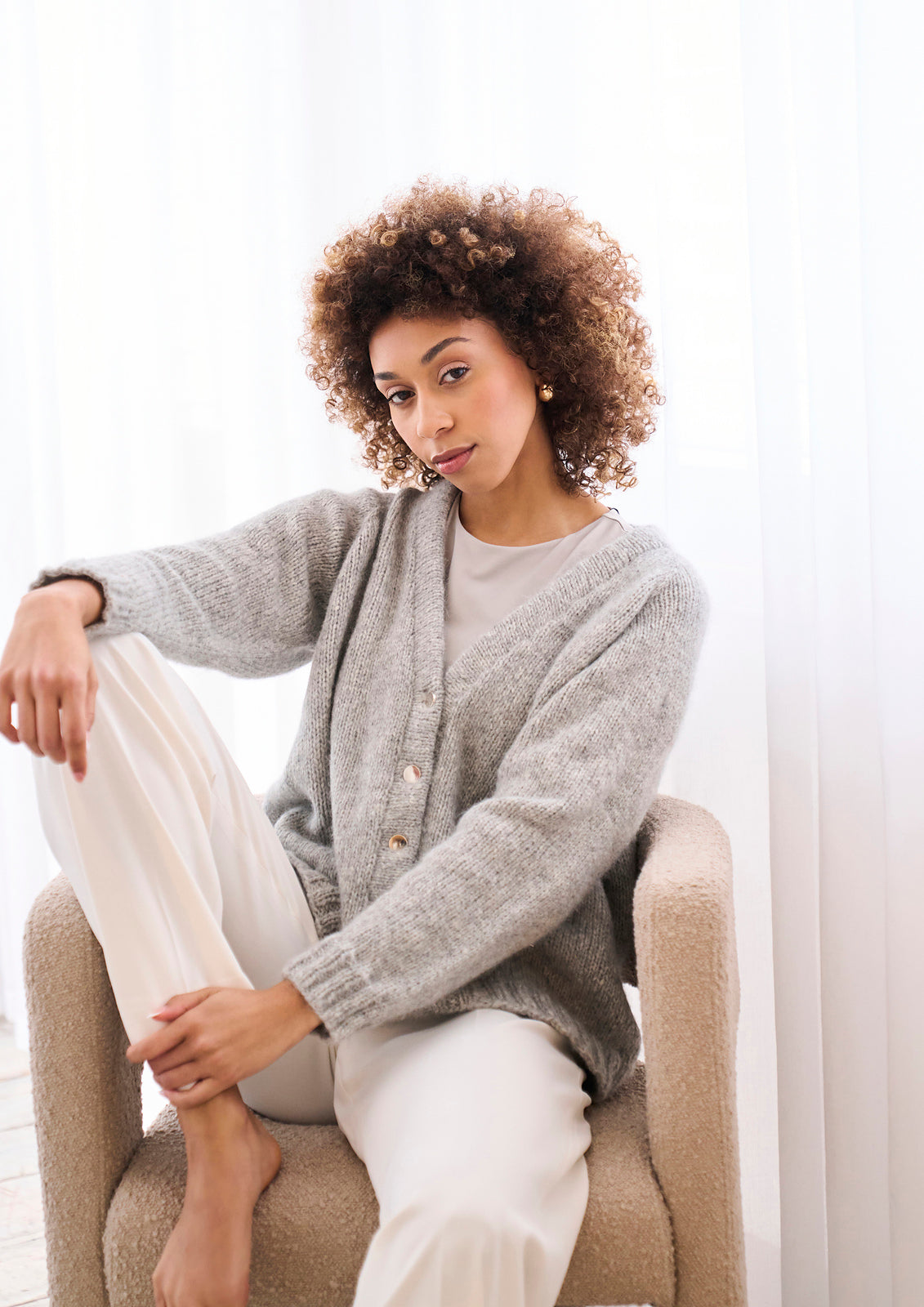 A Mode at Rowan Softest Alpaca Pattern - Fritton Cardigan (PDF)