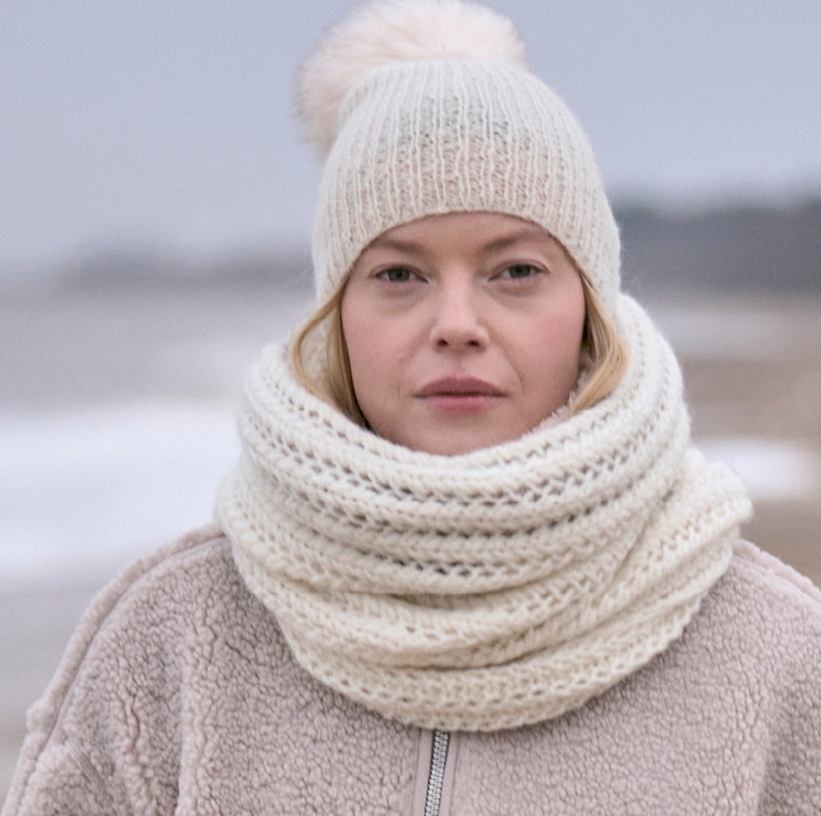A Mode at Rowan Softest Alpaca Pattern - Tottington + Heydon Snood and Hat (PDF)