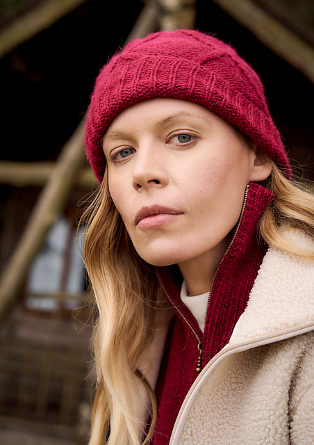 A Rowan Alpaca Soft DK Pattern - Nelson Hat (PDF)  knitting pattern on sale at Little Knits