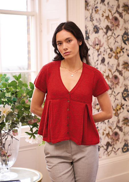 A Rowan Pure Alpaca Pattern - Pleat (PDF)  knitting pattern on sale at Little Knits