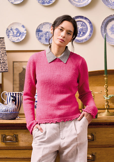 A Rowan Pure Alpaca Pattern - Ruffle (PDF) knitting pattern on sale at Little Knits