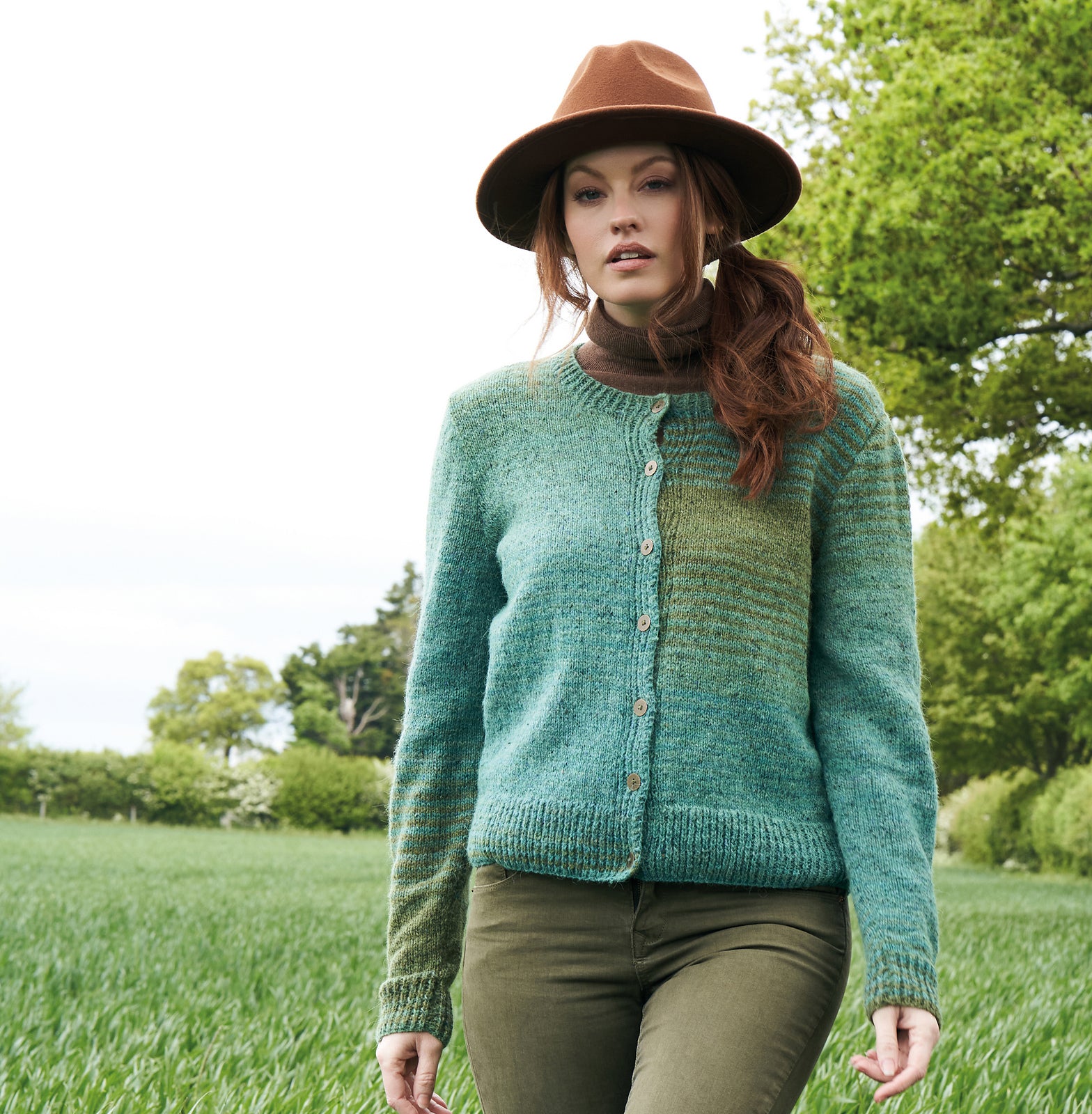 A Rowan Felted Tweed Colour Pattern - Abbey Cardigan (PDF)
