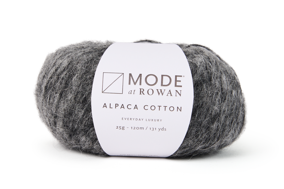 Mode at Rowan Alpaca Cotton - Charcoal Melange (Color #12)