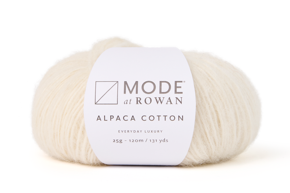 Mode at Rowan Alpaca Cotton - Snowflake (Color #14)