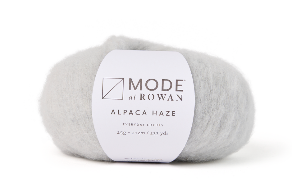 Mode at Rowan Alpaca Haze - Silver (Color #12)