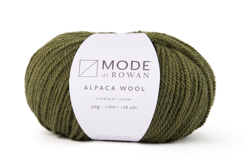 Mode at Rowan Alpaca Wool - Olive (Color #18)