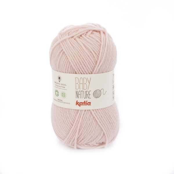 Katia Baby Nature - Pearl Pink (Color #104) Knitting and Crochet yarn on sale at Little Knits