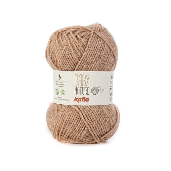 Katia Baby Nature - Beige Red (Color #112) Knitting and Crochet yarn on sale at Little Knits