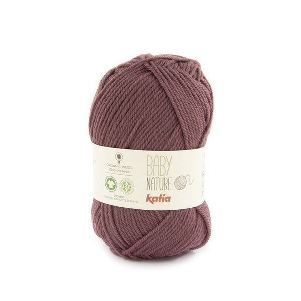 Katia Baby Nature - Red Violet (Color #120) Knitting and Crochet yarn on sale at Little Knits