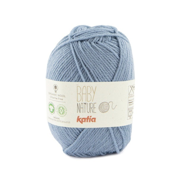 Katia Baby Nature - Stonewashed Jeans (Color #124) Knitting and Crochet yarn on sale at Little Knits