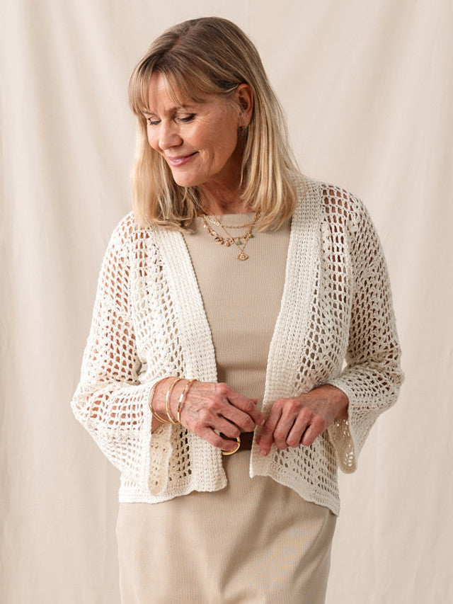 Pull Manches Longues Tricot Ouvert TIAR BELLOMO - Taille M - Multicolore - Occasion Très Bon état