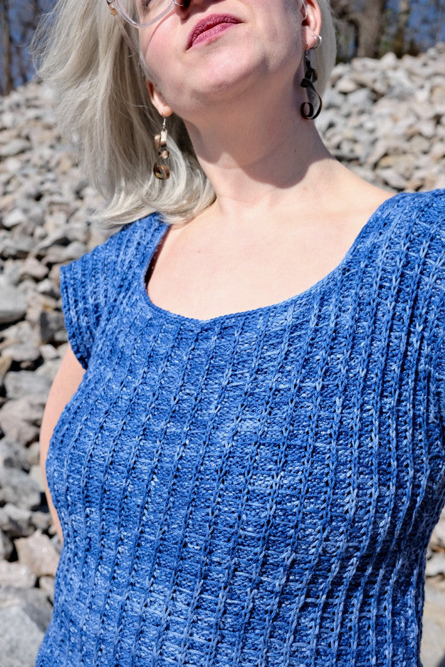 A FREE Berroco Pattern - Baskette Short-Sleeve (PDF)
