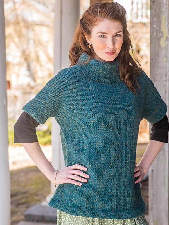 Berroco Free Knitting Pattern - Laura (PDF) - Free knitting pattern at Little Knits