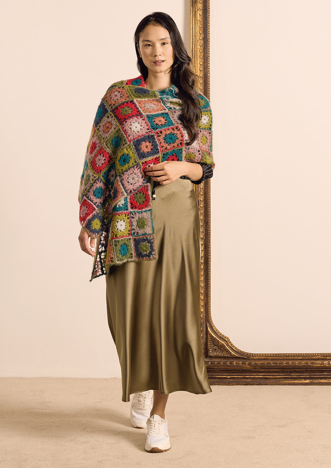 A Rowan Kidsilk Haze Crochet Pattern - Chantel Wrap (PDF)