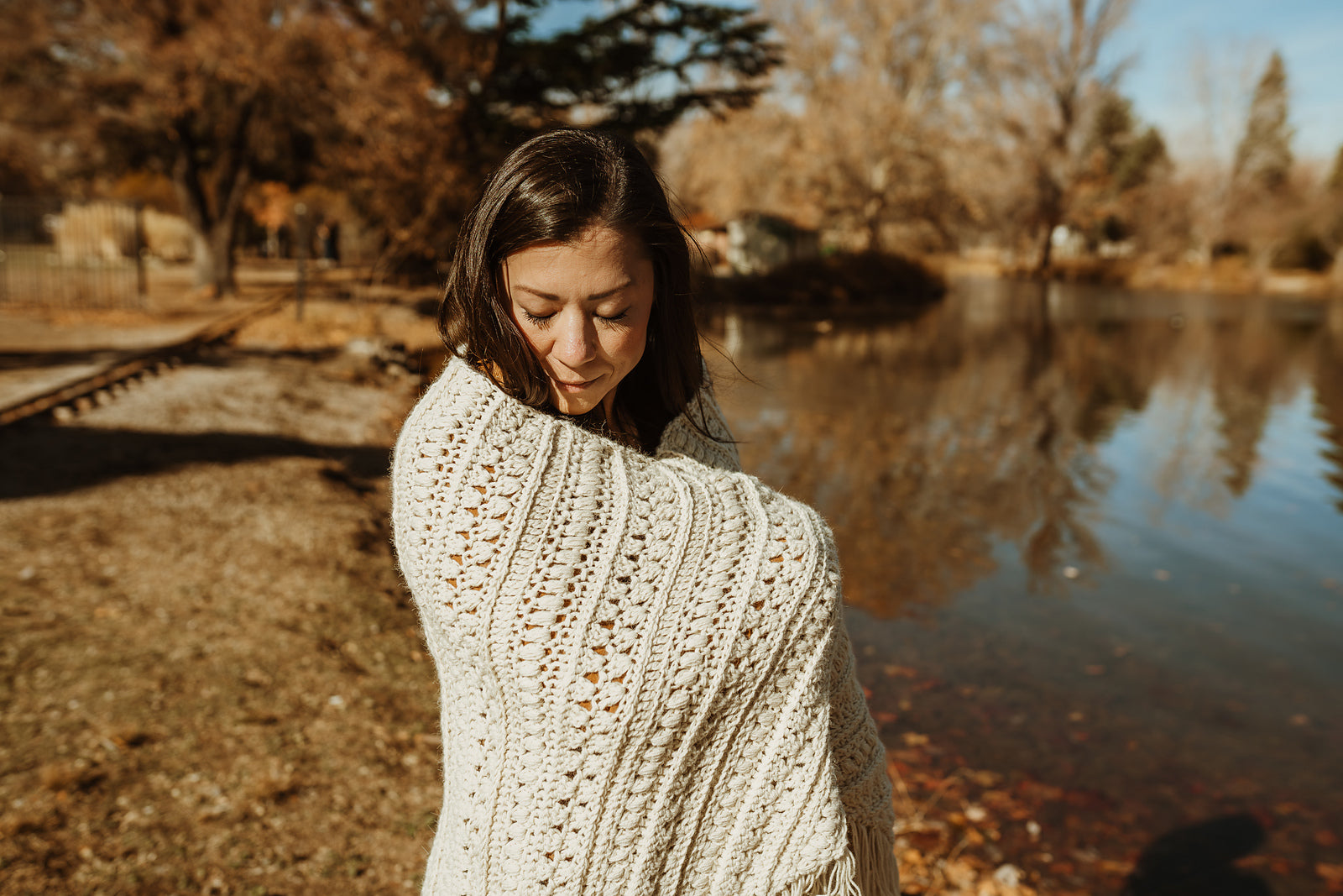 A FREE Yarn Citizen Crochet Pattern - Charlana Blanket Shawl (PDF)