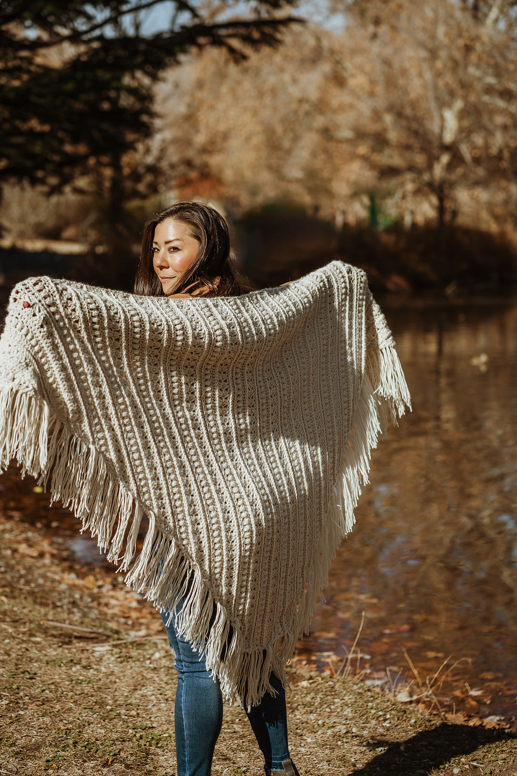 A FREE Yarn Citizen Crochet Pattern - Charlana Blanket Shawl (PDF)