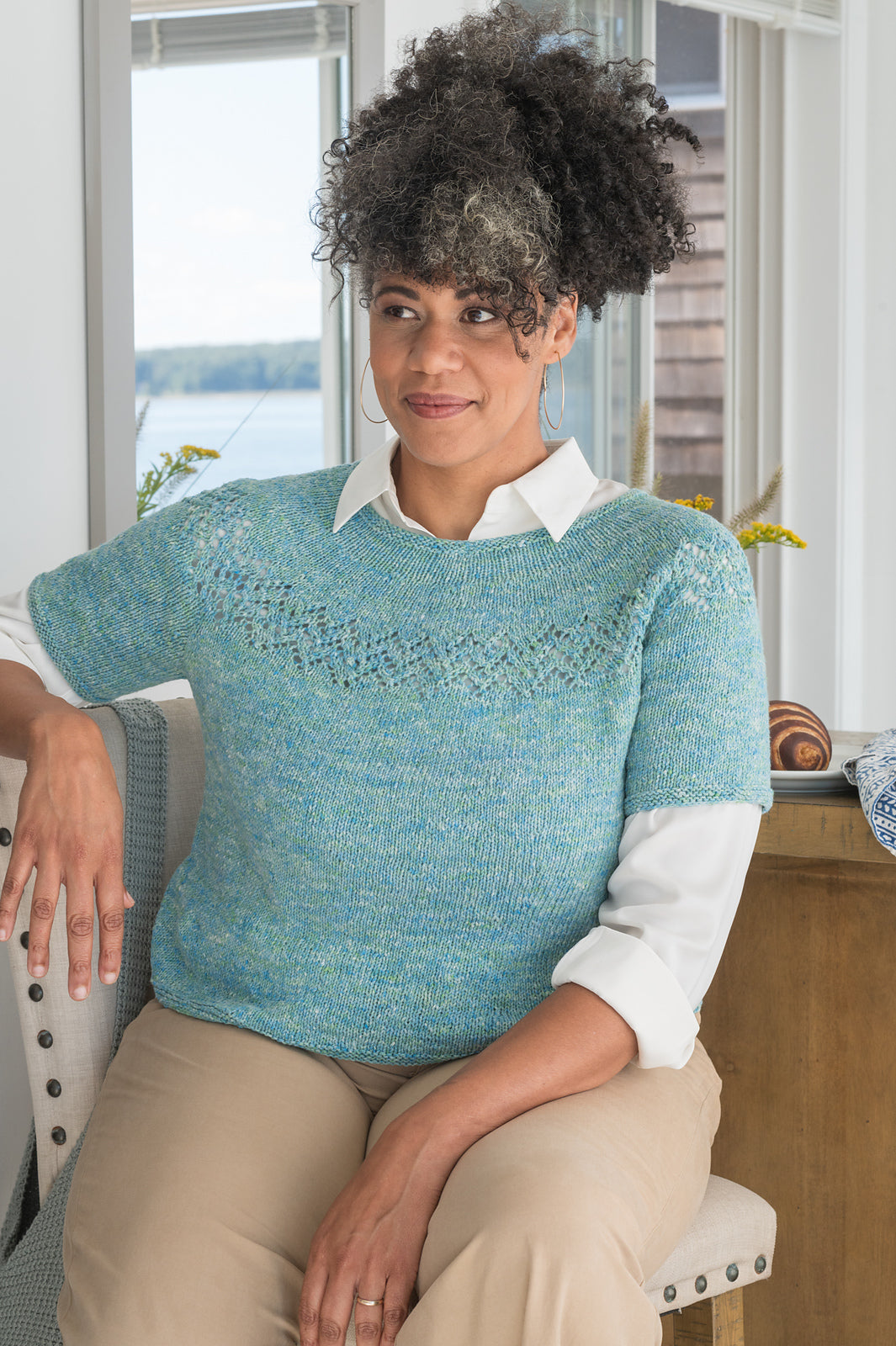 A Berroco Gaia Pattern - Willow Tee (PDF)