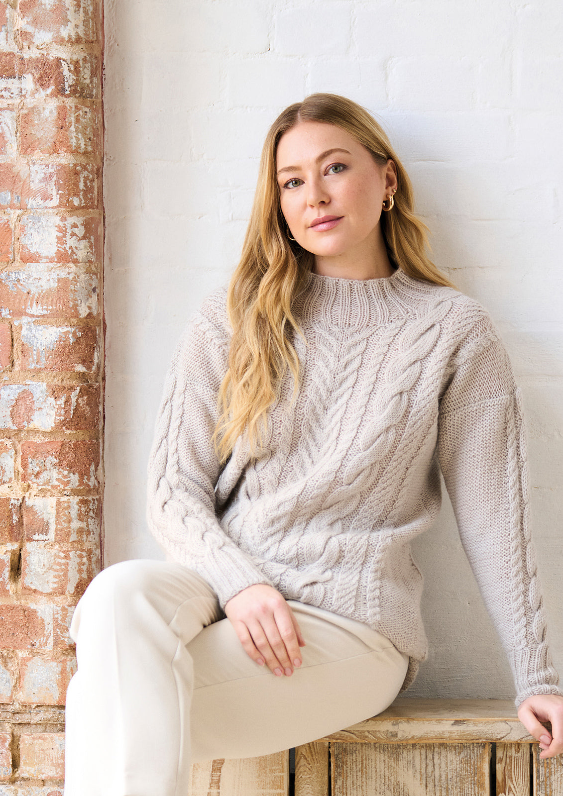 A Rowan Kid Classic Pattern - Glacier Pullover (PDF)