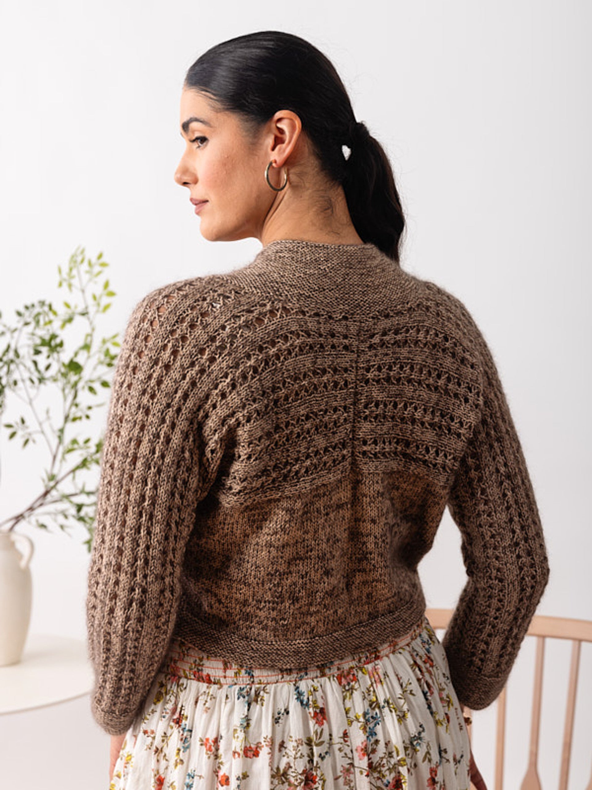 A Berroco Vintage Sock & Aerial Pattern - Heartleaf (PDF)