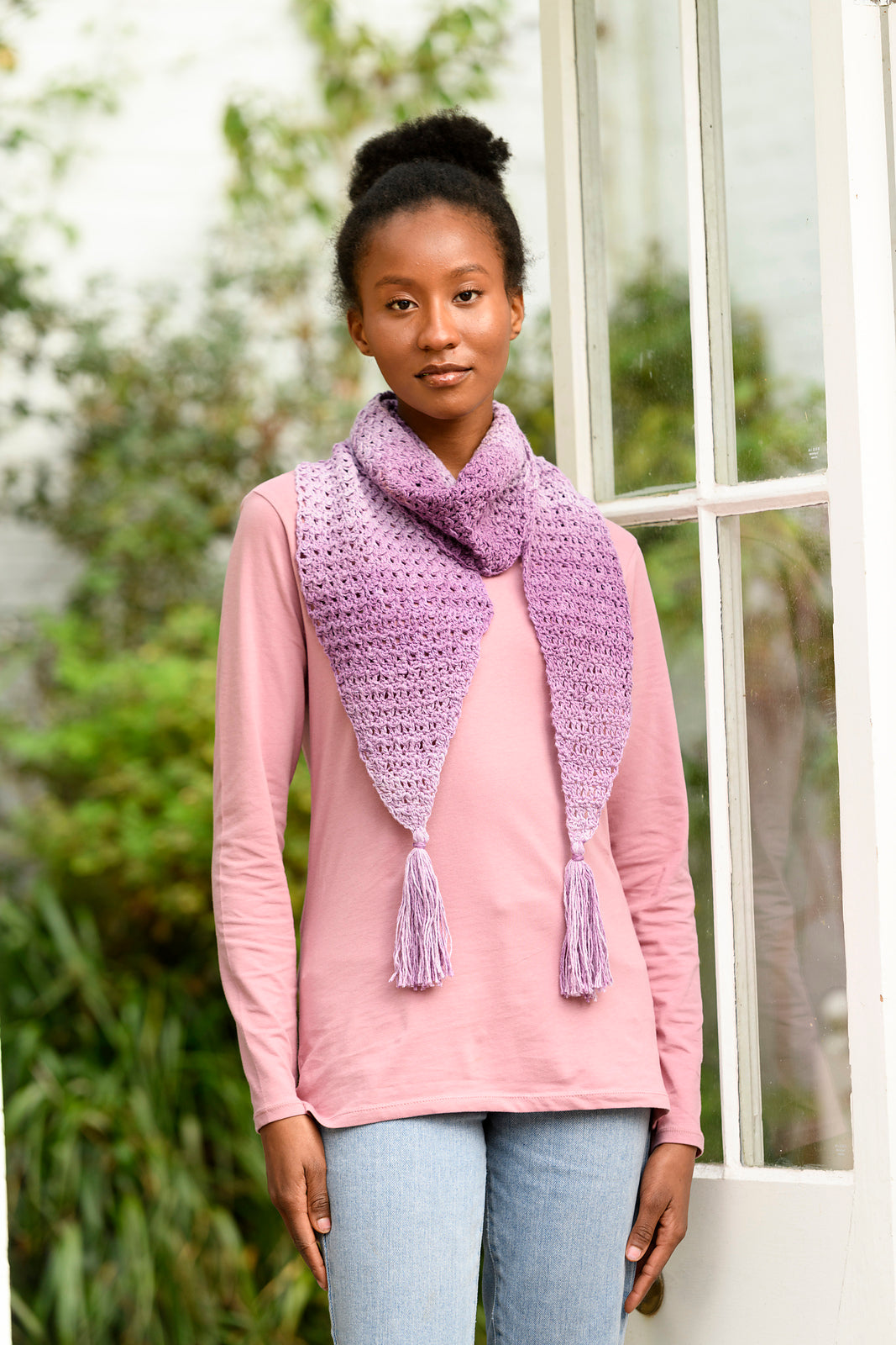 A Juniper Moon Farm Zooey Stripes Pattern - Ethel Scarves (PDF)