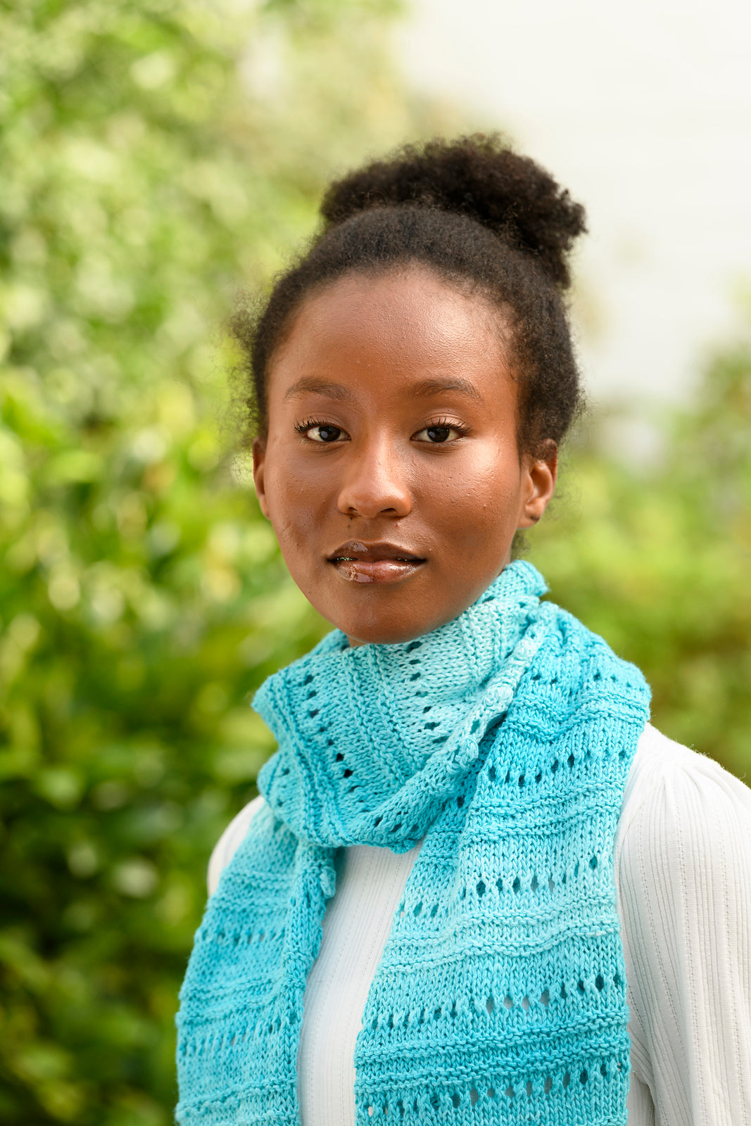 A Juniper Moon Farm Zooey Stripes Pattern - Ethel Scarves (PDF)