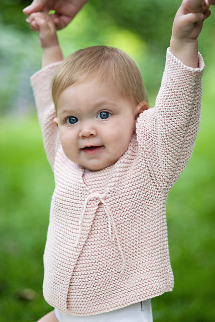 A Churchmouse Yarns and Teas Pattern - Easy Peasy Baby Jacket (PDF)