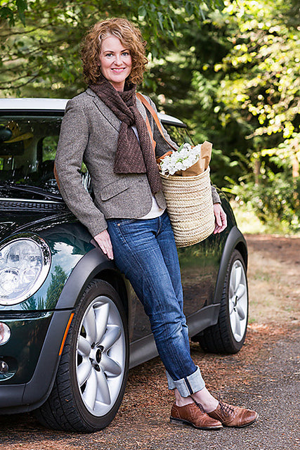 A Churchmouse Yarns and Teas Pattern - Walking Rib Cowl & Muffler (PDF)