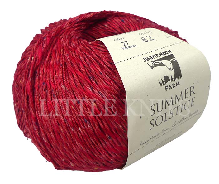 Juniper Moon Farm Summer Solstice - Hibiscus (Color #27) knitting and crochet yarn on sale at little knits