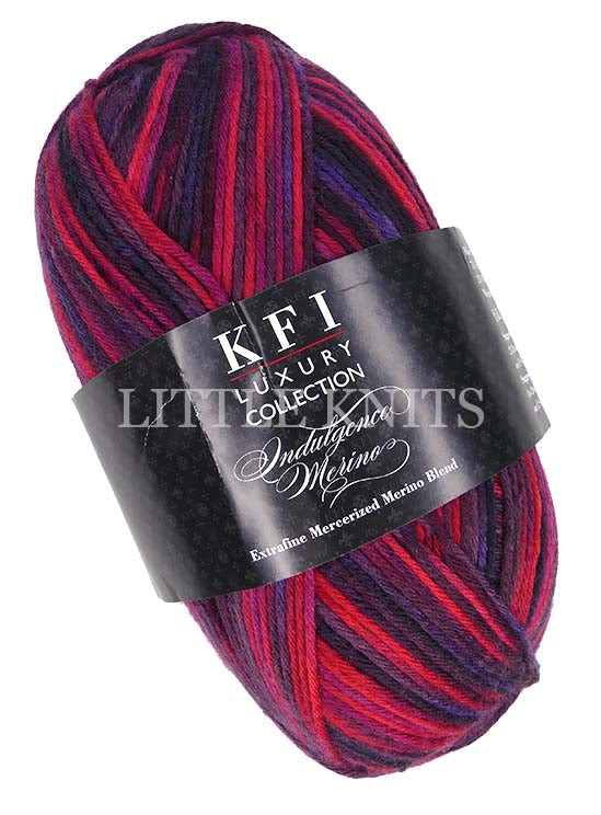 KFI Luxury Collection Indulgence Merino - Cherry Hill (Color #1007) Sock Yarn on Sale at Little Knits