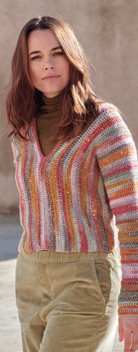 A FREE Katia Hiro Pattern - Pullover and Shawl (PDF)