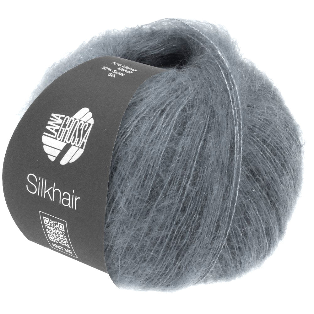 Lana Grossa SilkHair - Charcoal (Color #12)