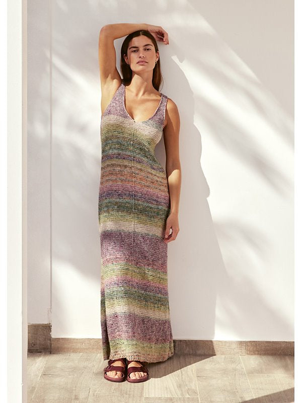 A Lana Grossa Mosaico Pattern - Long Dress