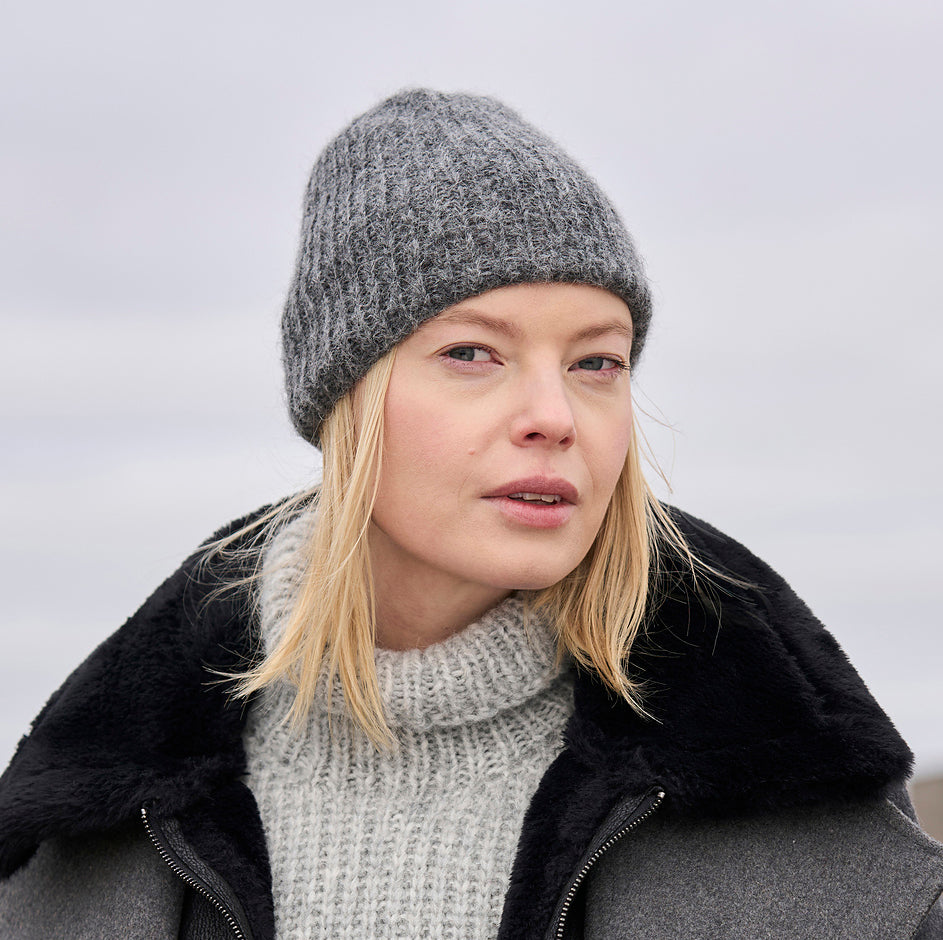 A FREE with Purchase Mode at Rowan Softest Alpaca Pattern - Tottington Snood + Heydon Hat - Paper Copy