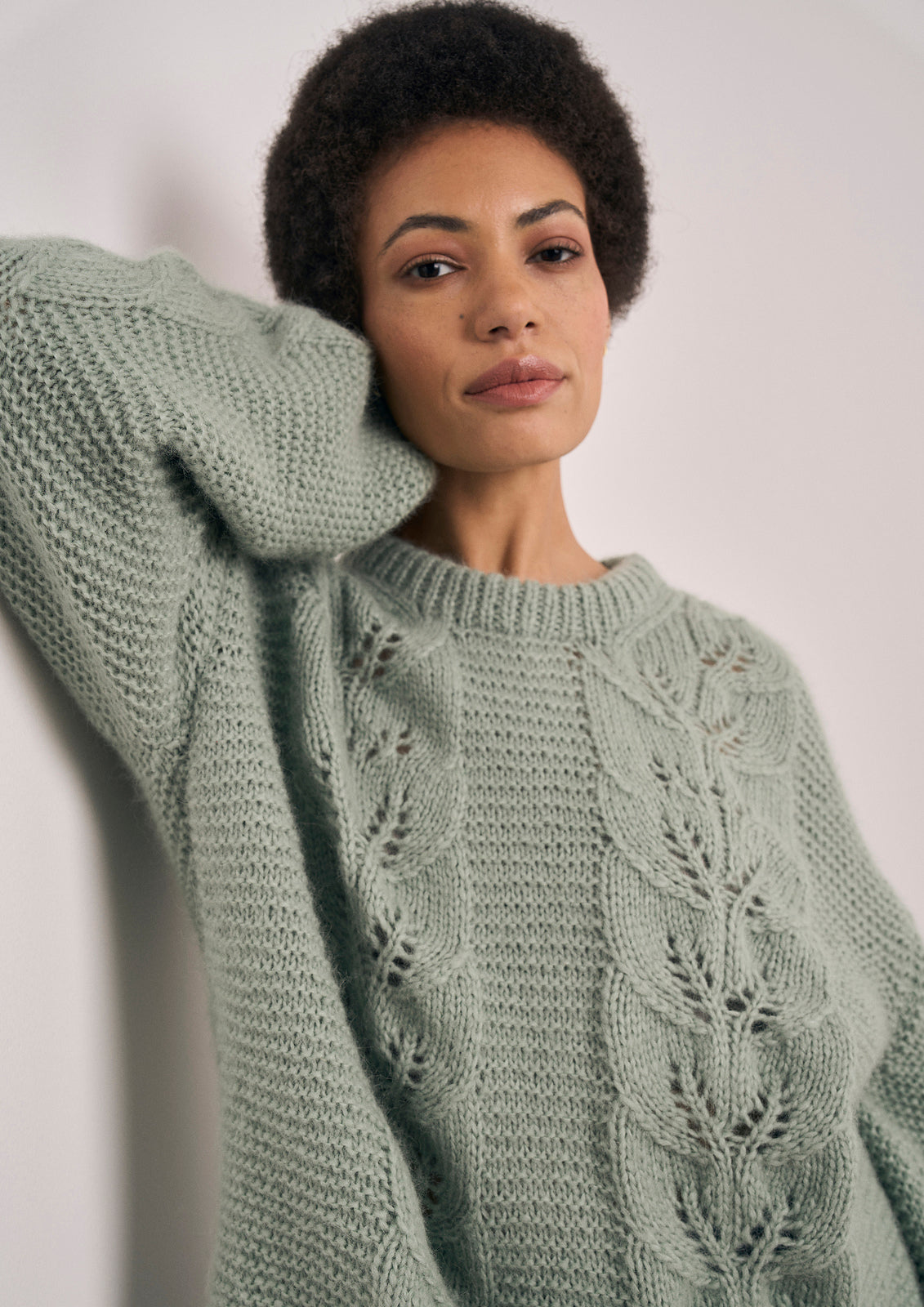 A FREE with Purchase Mode at Rowan Softest Alpaca Pattern - Denes Pullover - Paper Copy